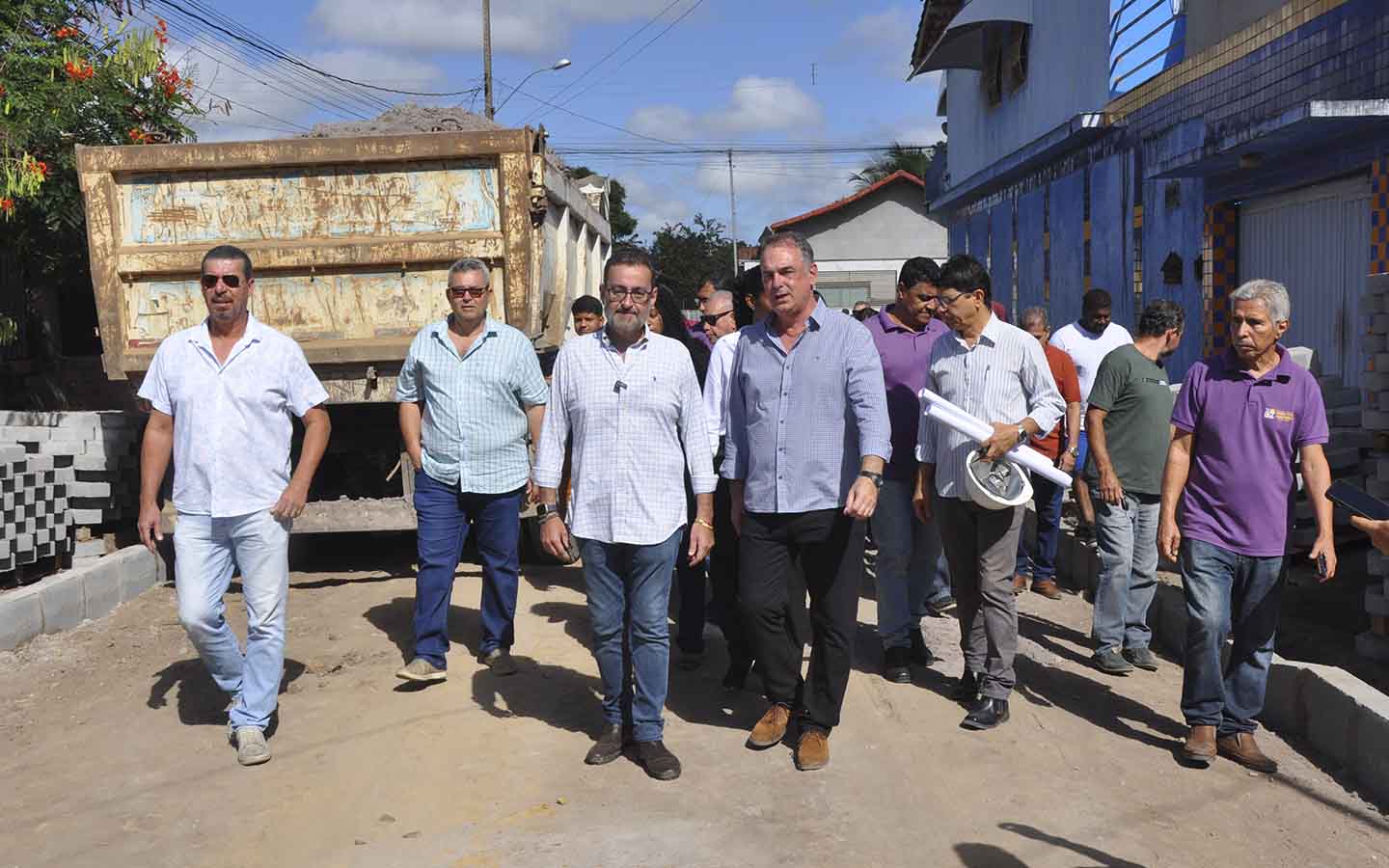 Prefeito Wander Pinto recebeu a visita do deputado...